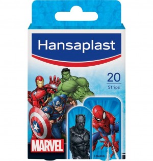 Hansaplast Marvel - Клеевая подушечка (2 размера по 20 полосок)