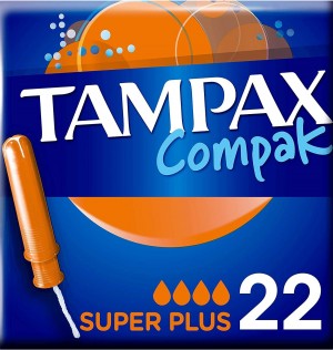 Тампоны Tampax Compak из 100% хлопка (Super Plus 24 U)