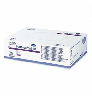 Одноразовые нитриловые перчатки - Peha-Soft Nitrile (200 шт. размер S белый)