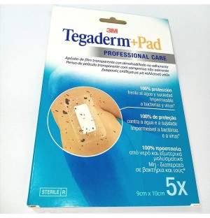 Стерильная повязка Tegaderm Pad 5 шт, 10 см x 9 см. - 3M