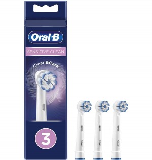 Перезаряжаемая электрическая зубная щетка - Oral-B Sensitive Clean (пополнение 3 шт.)