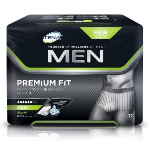 Впитывающие недержание мочи - Tena Men Protective Underwear Briefs (12 шт. размер M)