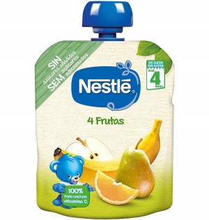 Nestle Naturnes 4 Fruits (1 упаковка 90 г)