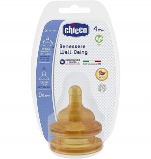 Соска - Chicco Physiological B Wide (3 Orifice Fast Flow 2 U)