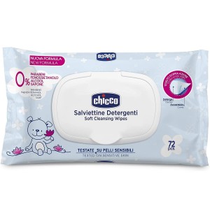 Влажные салфетки - Chicco (72 салфетки с крышкой)