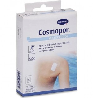 Cosmopor Waterproof - клейкая липкая лента (5 штук 7,2 см X 5 см)