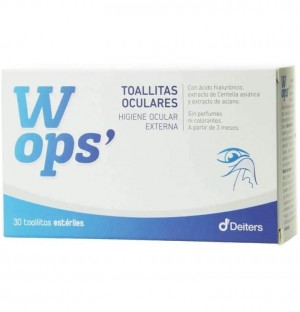 Wops´ (30 Toallitas Oculares Esteriles)