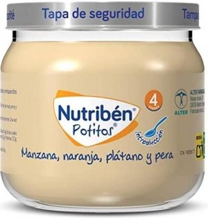 Nutriben Potito Inicio A Las Multifrutas - Apple Orange Banana & Pear. - Изменить