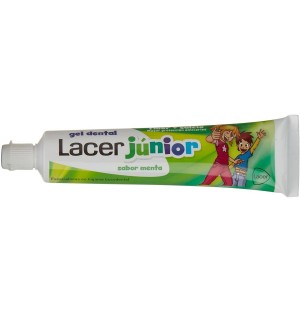 Гель для зубов Lacer Junior (1 бутылка 75 мл со вкусом мяты)