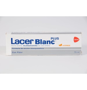 Отбеливающая зубная паста Lacerblanc Plus Daily Use (1 бутылка 75 мл со вкусом цитрусовых)