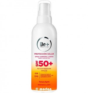 Be+ Fotoprotector Spf 50+ Light Spray - Солнцезащитный крем для тела (1 бутылка 200 мл)