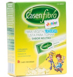 Casenfibra Junior - Fibra Vegetal Liquida (14 Sobres 5 Ml)