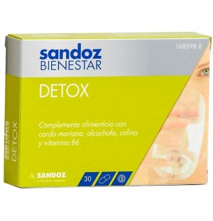 Sandoz Bienestar Detox (30 капсул)