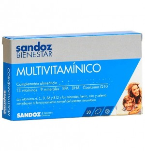 Sandoz Bienestar Multivitamin (30 мягких таблеток)