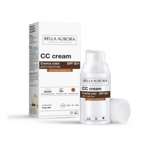 CC Crema Color Anti-manchas SPF 50+ Extracubriente, 30 ml. - Bella Aurora