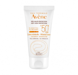 Солнцезащитный крем SPF 50+ физический экран 50 мл. - Avene