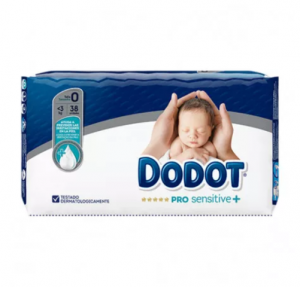 Подгузники Dodot Pro Sensitive T0 0-3 кг, 38 шт - Samforlab