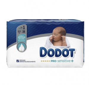 Dodot Pro Sensitive Nappy T1 2-5 Kg, 38 шт - Samforlab