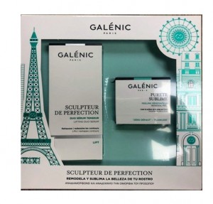 Sculpteur de Perfection Duo Tightening Serum Pack, 30 мл. + Pureté Sublime Renewing Peeling 15 мл. - Galénic