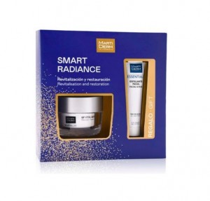 Набор Smart Radiance Platinum Vital-Age Smart Radiance Platinum Vital-Age Крем для сухой и очень сухой кожи, 50 мл + ПОДАРОК Отшелушивающий крем для лица, 50 мл. - Мартидерм