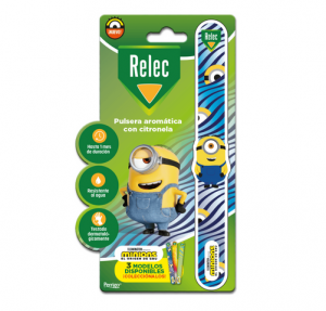 Браслет Relec Blue Minions Citronella, 50 мл. - Perrigo