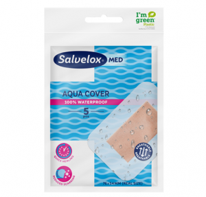 Повязка Salvelox Aqua Cover 76 x 54 мм, 5 шт - Orkla