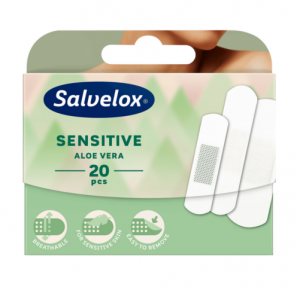 Повязки Salvelox Sensitive Aloe Vera, 20 шт - Orkla