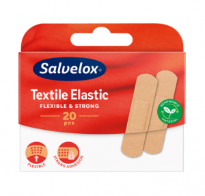 Текстильная эластичная повязка Salvelox, 20 шт - Orkla