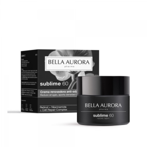 Sublime 60 Noche Crema Renovadora Anti-edad, 50 ml. - Bella Aurora