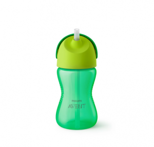 Flixible Straw Cup Green + 12 месяцев, 300 мл. - Philips Avent