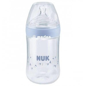 Nuk Nature Sense - силиконовая бутылочка (1M 260 Ml)