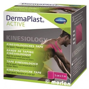 Кинезиологическая лента - Dermaplast Active (1 шт. 5 M X 5 см розовая)