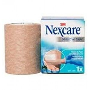 Гипоаллергенная лента, Nexcare Sensitive Tape, 5 M x 5 см телесного цвета. - 3M 