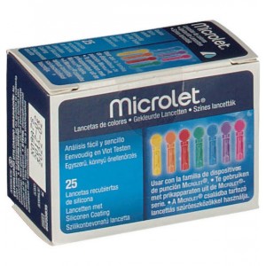 Цветные ланцеты Microlet (25 шт.)