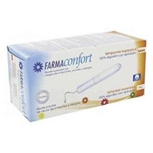 Тампоны Farmaconfort с аппликатором из 100% хлопка, 14 штук Super Plus - Farmaconfort 