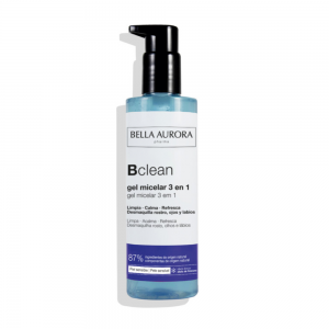 Bclean Gel Micelar 3 en 1, 200 ml. - Bella Aurora