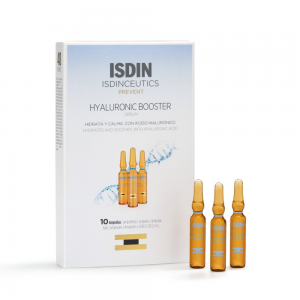 Увлажняющая сыворотка Isdinceutics Hyaluronic Booster, 10 ампул х 2 мл. - Исдин 