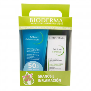 Pack Granos e Inflamación, 50% dto. en la Higiene. - Bioderma