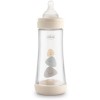 Детская бутылочка пластиковая T силиконовая, Chicco Perfect 5 Neutral, 4M+ Быстрый поток, 300 мл. - Artsana Испания