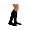 Сильный компрессионный носок - Medilast Silver Edition Silver Thread (большой размер, черный)