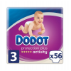 Dodot Plus Activity Подгузники для новорожденных T3 6-10 кг, 56 шт - Samforlab